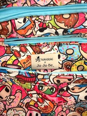 tokidoki Ju-Ju-Be Donut Party Baby Bag - Pink, Blue, White, Brown, Black